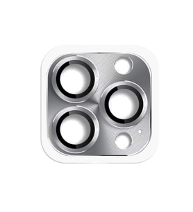 İphone 16 Pers Alüminyum Kamera Lens - Gri