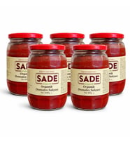 SADE ORGANİK DOMATES SALÇASI 650 GR 5 Lİ PAKET