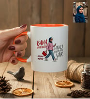Kişiye Özel Karikatürlü Bana Hayransın Kupa Bardak Doğum Günü Hediyesi