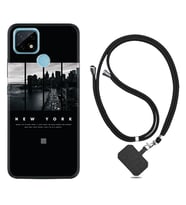 Realme C11 C21 C21Y C25Y C11 2021 Kılıf Boyun Askılı Silikon New York 1612