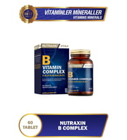 B Complex Vitamin 60 Kapsül B1, B2, B3, B5, B6, B12, Biotin