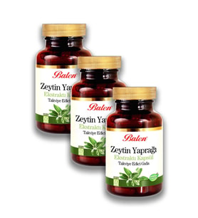 Balen Zeytin Yaprağı Ekstraktı 620 mg 60 Kapsül x 3 Adet