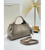 Kadın El Çantası Mini Bag 28/15 cm Çapraz Askılı (Bej)