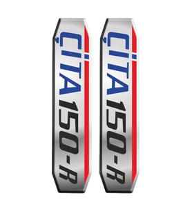 CG AKÜ KAPAK 10 İKİLİ DAMLA ETİKET (DE94)