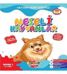 Hayvan Dostlarımız - Neşeli Hayvanlar Seviye 1 (2-3 Yaş)