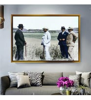 Altın Çerçeveli dekoratif tablo l1589 (Gold)