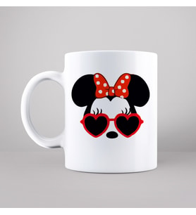 Minnie Mouse Sevgili Çift Tasarımlı Kupa