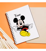 Mickey Mouse Tasarımlı Kişiye Özel Defter
