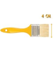 İzmir Fırça Libra Kestirme Boya Fırçası No: 2 - 4 cm. (Sarı)