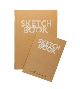 Fanart Academy Sketch Book Kraft Sert Kapaklı A5 80 gr 96 yp 