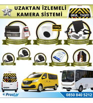 Okul Servis Kamera Sistemi Seti Uzaktan Izlemeli 4 Kameralı 7 inç Hdmi Monitör 320 Gb Harddisk Dahil