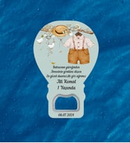 1 Yaşında Erkek Bebek Doğum Günü Organizasyon Baby Shower Hediyelik Magnet
