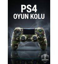 PS4 Oyun Kolu Kamuflaj Desenli Joystick