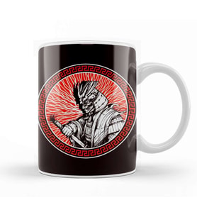 Samurai Japanese Art Ninja Japan Warrior Shinobi Martial Art Kupa Bardak Porselen