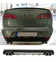 Seat Cordoba Gri Difüzör Çiftli Yuvarlak Egzoz Görünümlü D Tip Difizör