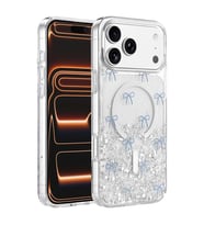 Onegif Apple İphone 17 Pro Max Misk Simli Magsafe Kapak - Desen 3