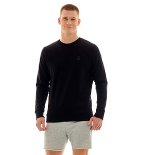 Galatasaray Lisanslı Erkek Basic Siyah Sweatshirt