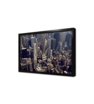 Manhattan Gökdelen Çerçeveli Mdf Tablo