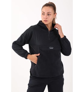 Maraton Comfort Kadın Dik Yaka Lacivert Sweatshirt
