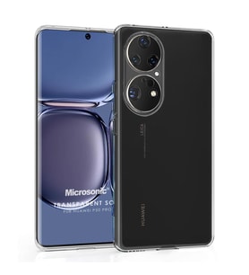 Microsonic Huawei P50 Pro Kılıf Transparent Soft Şeffaf (Renksiz)