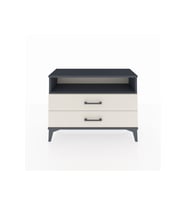Arges Şifonyer Tek Raflı 2 Çekmeceli 88x30x64 Antrasit-Aytaşı