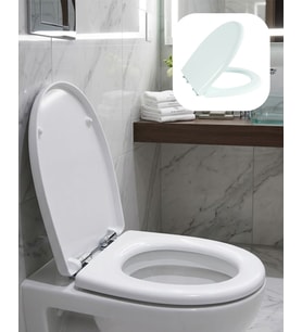 Universal Klozet Kapak Seti Kaydırmaz Alt Yüzey Kolay Temizlik Banyo Aksesuarı
