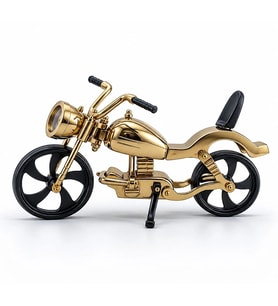 Pirinç Motosiklet Maketi Dekoratif Motor 3203