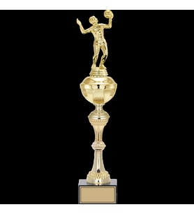 ODAK KUPA - Figürlü Kupalar - Voleybol Kadın Figürlü Kupalar FG-061 B - 48 cm