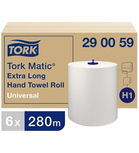 Tork Matic Hareketli Havlu Advanced 280 mt. x 6 Rulo, 21 cm., %100 Selüloz (290059)