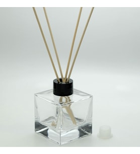 BOŞ PARFÜM ŞİŞESİ 110 ML (5 ADET) KARE BAMBU BOŞ ŞİŞE
