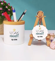 Uçak Mühendisi Kalemlik ve Anahtarlık
