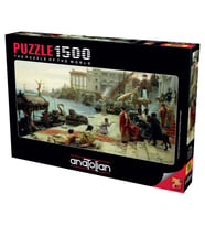 Anatolian 1500 Panoramic Parça Kraliçeyi Uğurlama Puzzle