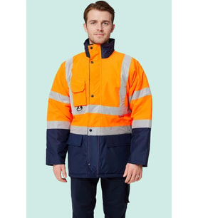 Kışlık İş Güvenliği Parkası Neon EN ISO 13688 20471 343 Linum