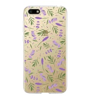 PrintiFy Huawei Y5 2018 ile Uyumlu 1mm Slim Fit Water Color 3 Baskılı Şeffaf  Kılıf