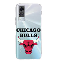 Vivo Y51 Uyumlu Kamera Korumalı Kapak Chicago Bulls Tasarımlı Şeffaf Silikon Kılıf