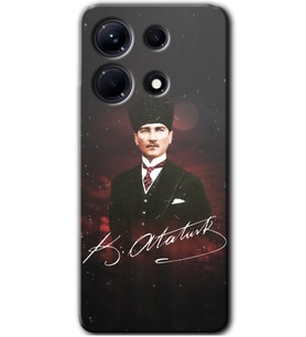 İnfinix Note 30 Pro Kılıf HD Desen Baskılı Kılıf - Kemal Atatürk