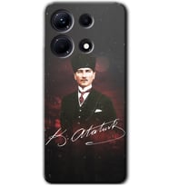 İnfinix Note 30 Pro Kılıf HD Desen Baskılı Kılıf - Kemal Atatürk