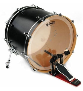 Evans BD20GB2 EQ2 Clear Bas Davul Derisi (20 inç - Çift Kat - 16 Mil)