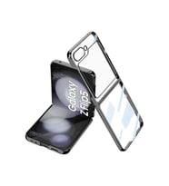 Newface Samsung Galaxy Z Flip 5 Kılıf Fold Element Kapak - Siyah