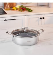 Karaca Plasma Steel 316+ 3Ply Karnıyarık Tencere 28 cm