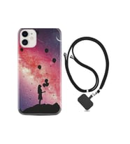 Apple Iphone 13 Kılıf Desenli Silikon Boyun Askılı Flowers Cat 2 1349