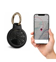 PH330 TagPro iOS ve Android Uyumlu Profesyonel Akıllı GPS Takip Cihazı Konum Araba, Motor, Valiz, Evcil Hayvan Takip Cihazı (Siyah)
