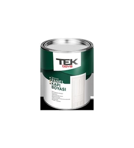 TEK PANEL KAPI BOYASI SOLVENT BAZLI BEYAZ 2,5L