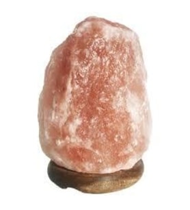 Doğal Himalaya Tuz Lambası, 3-4 Kg, Sağlık ve Atmosfer İçin Mükemmel (Krem)