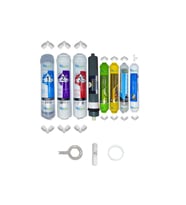 PWS Kapalı Kasa Su Arıtma Cihazları STD  8li Platinium mebran Alkali+mineral+detox+tatlandırıcı set