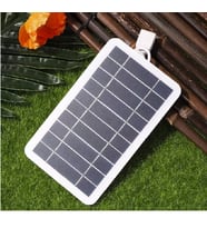 Güneş Paneli  5V 1400 mAh USB Çıkışlı Kamp Hücreleri Solar Şarj Cihazı Telefon - Tablet ve Type-C