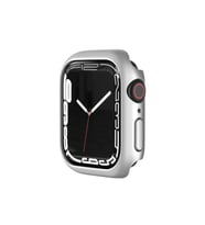 Apple Watch 7 45mm Uyumlu Zore Watch Gard 07 Sert PC Koruyucu (Gümüş)