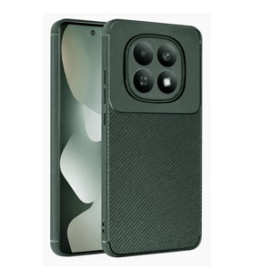 Xiaomi Redmi Note 15 Pro Plus 5G Auto Focus Karbon Kapak - Koyu Yeşil