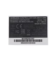 XBOX One XBOX Elite Kol Tamir Etiketi Yedek Parça XBOX Kol Tamir Sticker Siyah