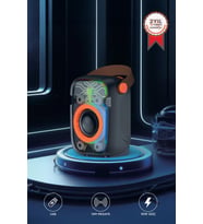 Bluetooth Hoparlör Rgb Işıklı 10W Kablosuz Speaker D77 Siyah
